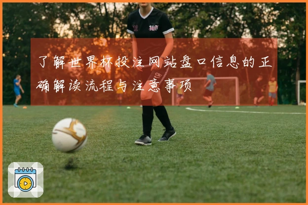 了解世界杯投注网站盘口信息的正确解读流程与注意事项